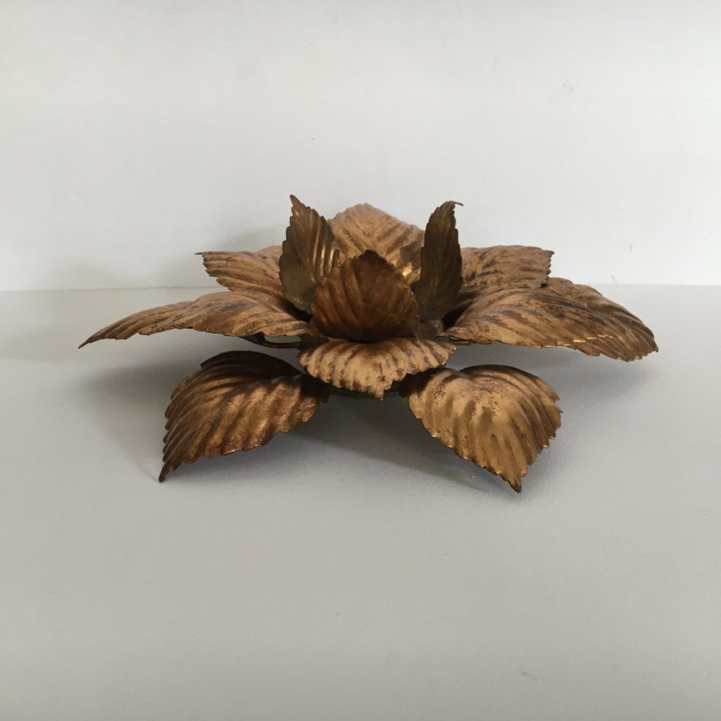 Applique Hollywood regency feuille de fleur