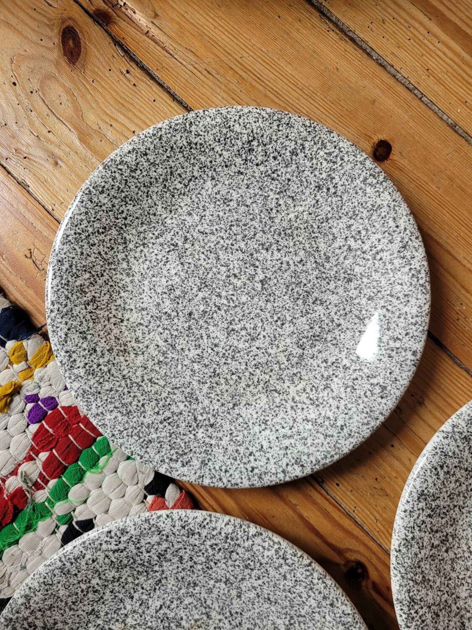 Set of 6 Ceramica Dalia Italy dessert plates