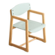 Children's chair completely revamped in water green shades