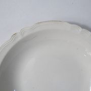 large deep vegetable dish Digoin Sarreguemines cream white