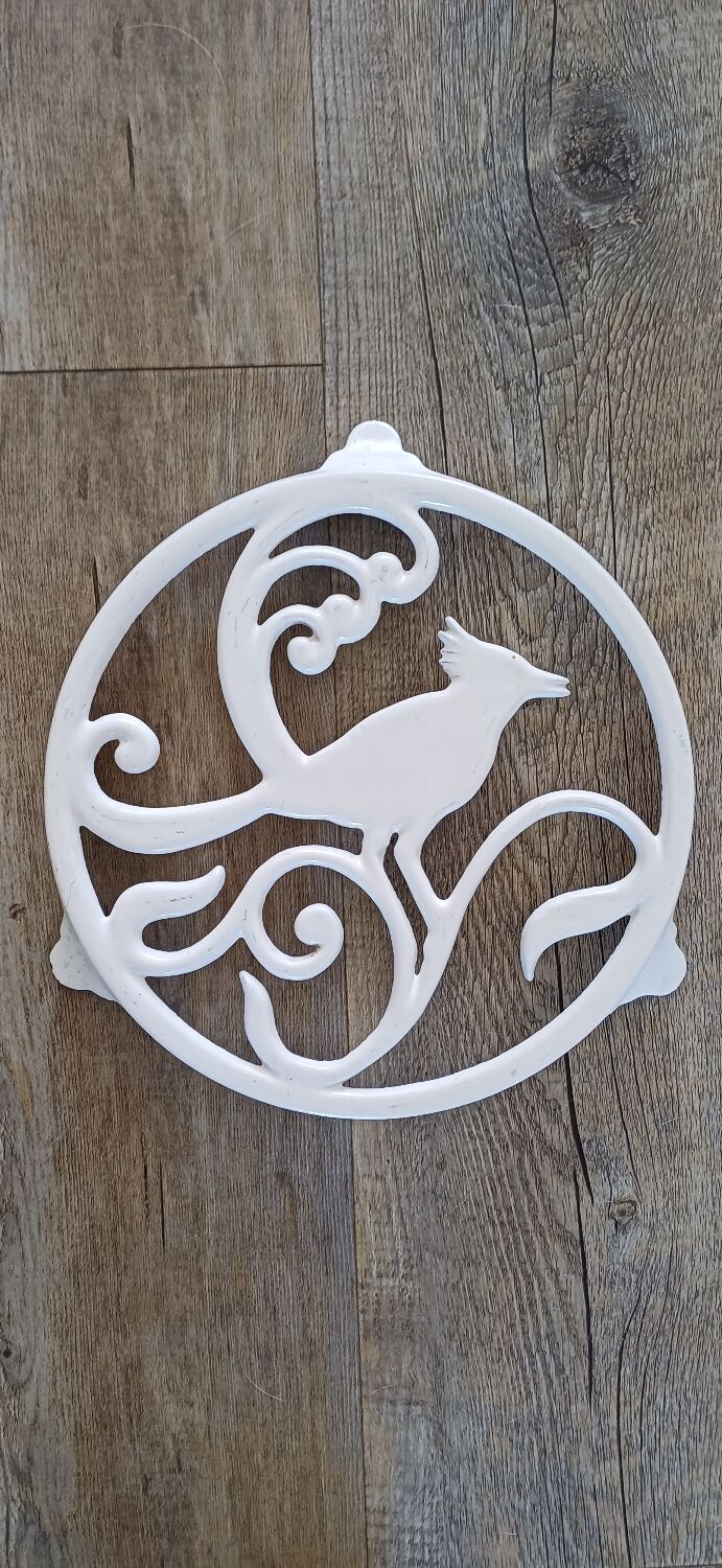 Dessous de plat oiseau metal vintage