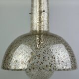 60s 70s ceiling lamp hanging lamp by Temde Leuchten glass space age design