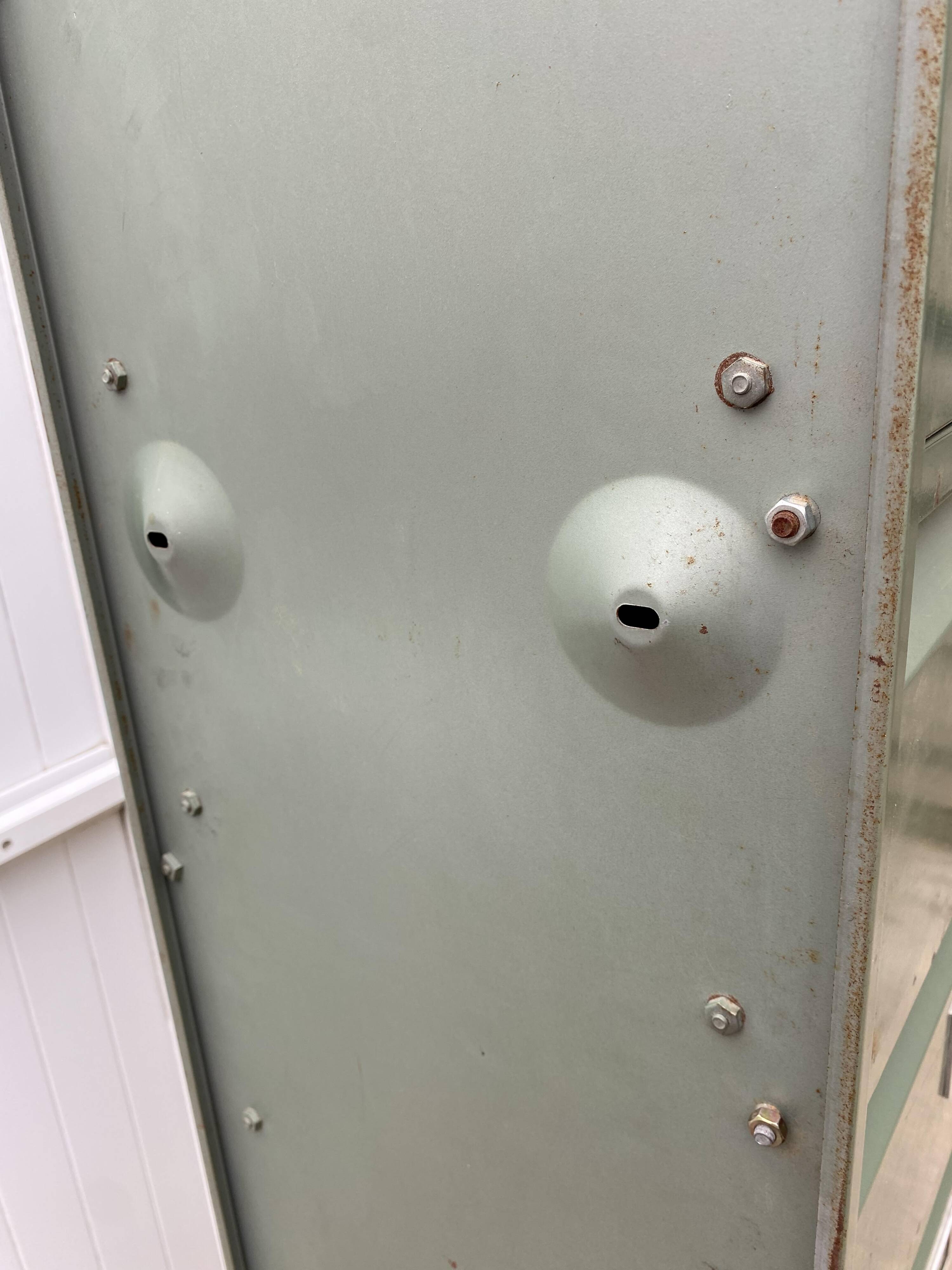 Furniture with 10 flaps industrial metal locker brand ATAL 1950