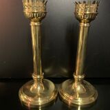 Pair of vintage candle holders