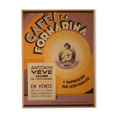 Advertising card Cafés La Fornarina Salon de Provence