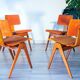 set of 4 Hillestack chairs, Robin Day, 1950