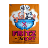 Original movie poster "Fritz the cat" Robert Crump