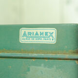 Metal green industrial clamshell furniture
