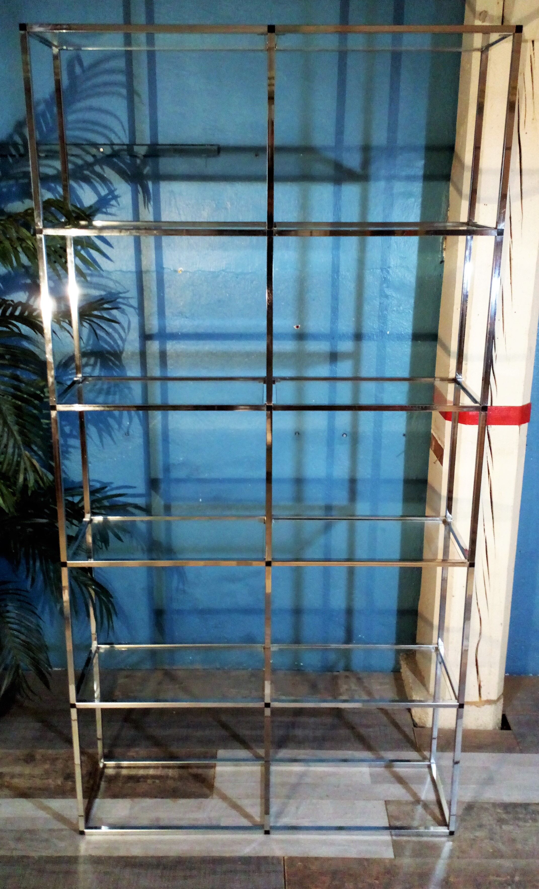 Floor on metal & glass 1970s