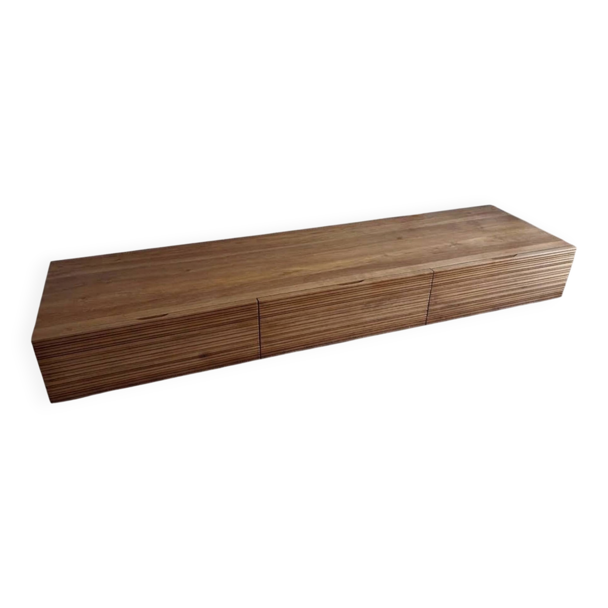 Solid oak TV unit