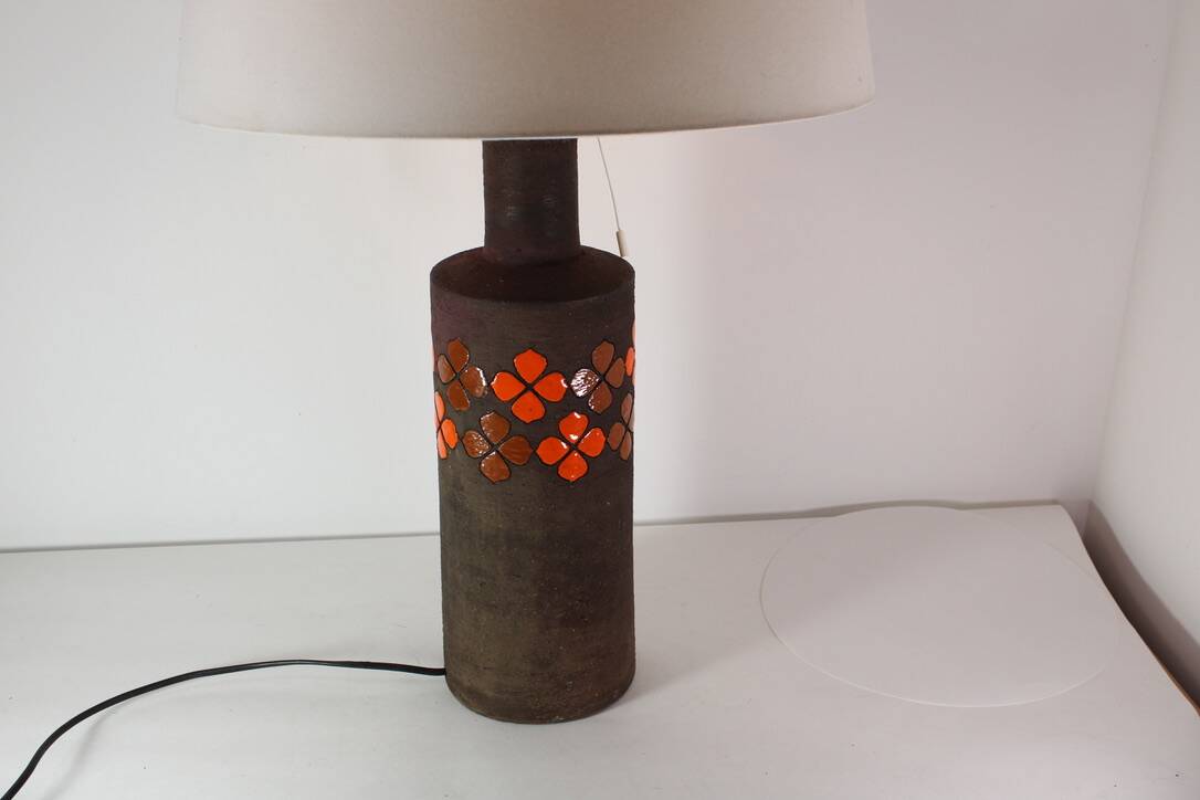 Lampe Aldo Londi Bitossi céramique 1960 vintage Italie