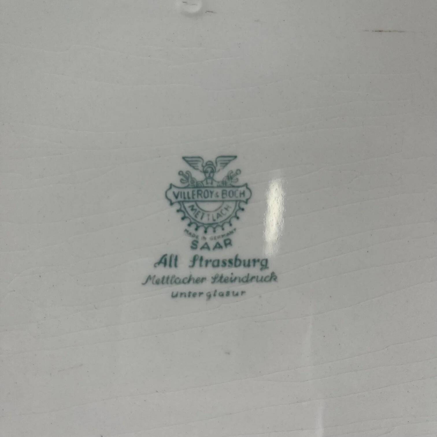 Large Villeroy & Boch platter, old Strasbourg