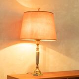 2x Large brass Table Lamps from the 60s