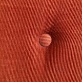 Relax armchair / chrome and velvet lounge chair produced by Lama 1970