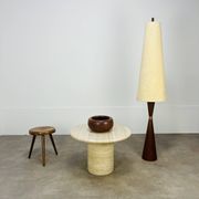 Scandinavian diabolo floor lamp in teak by Parker Knoll, 1960s