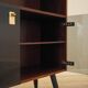 Danish Display Cabinet with Glass Doors and Contrasting Finish, 1970s