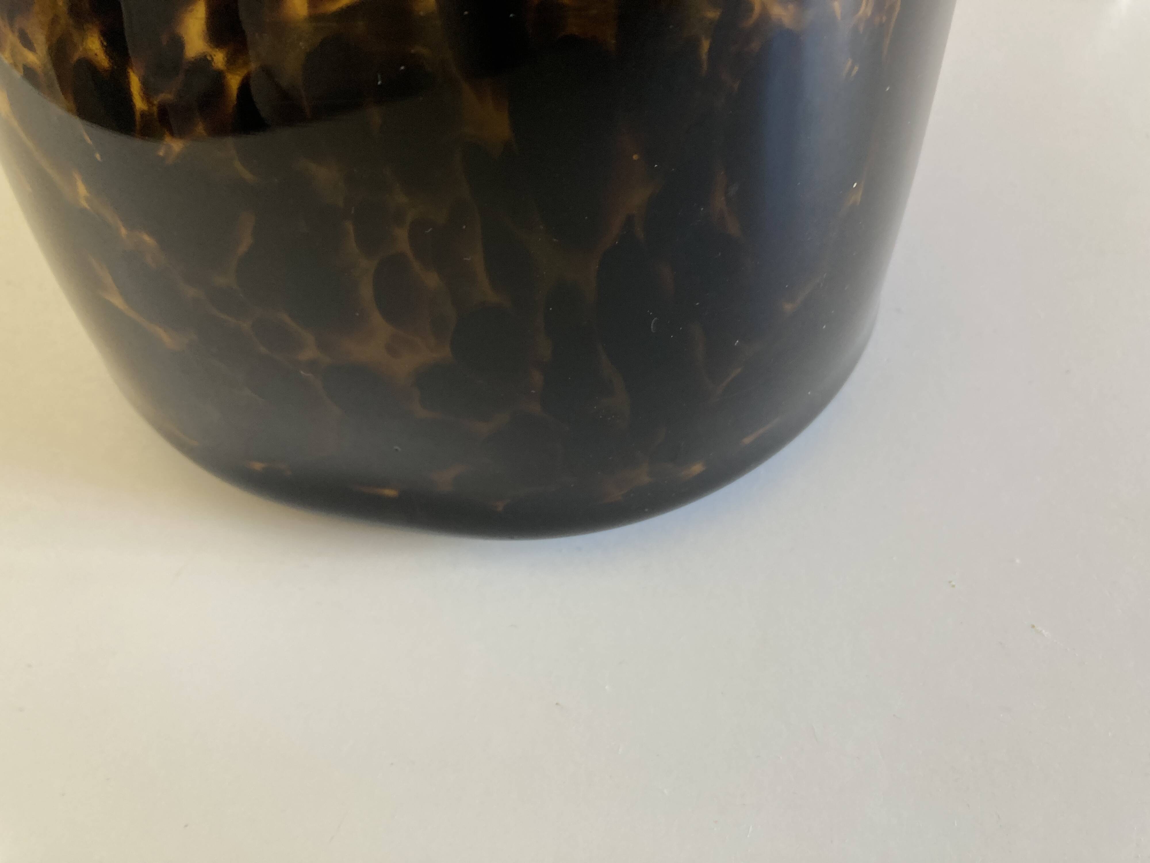 XXL vase Italian work, macchia pattern, 1970