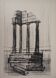 Bernard Buffet: Temple in ruins (Pompeii) - Original engraving