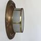 Vintage XL wall light, brass and frosted glass, France, 1920.