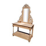 Raw oak dressing table