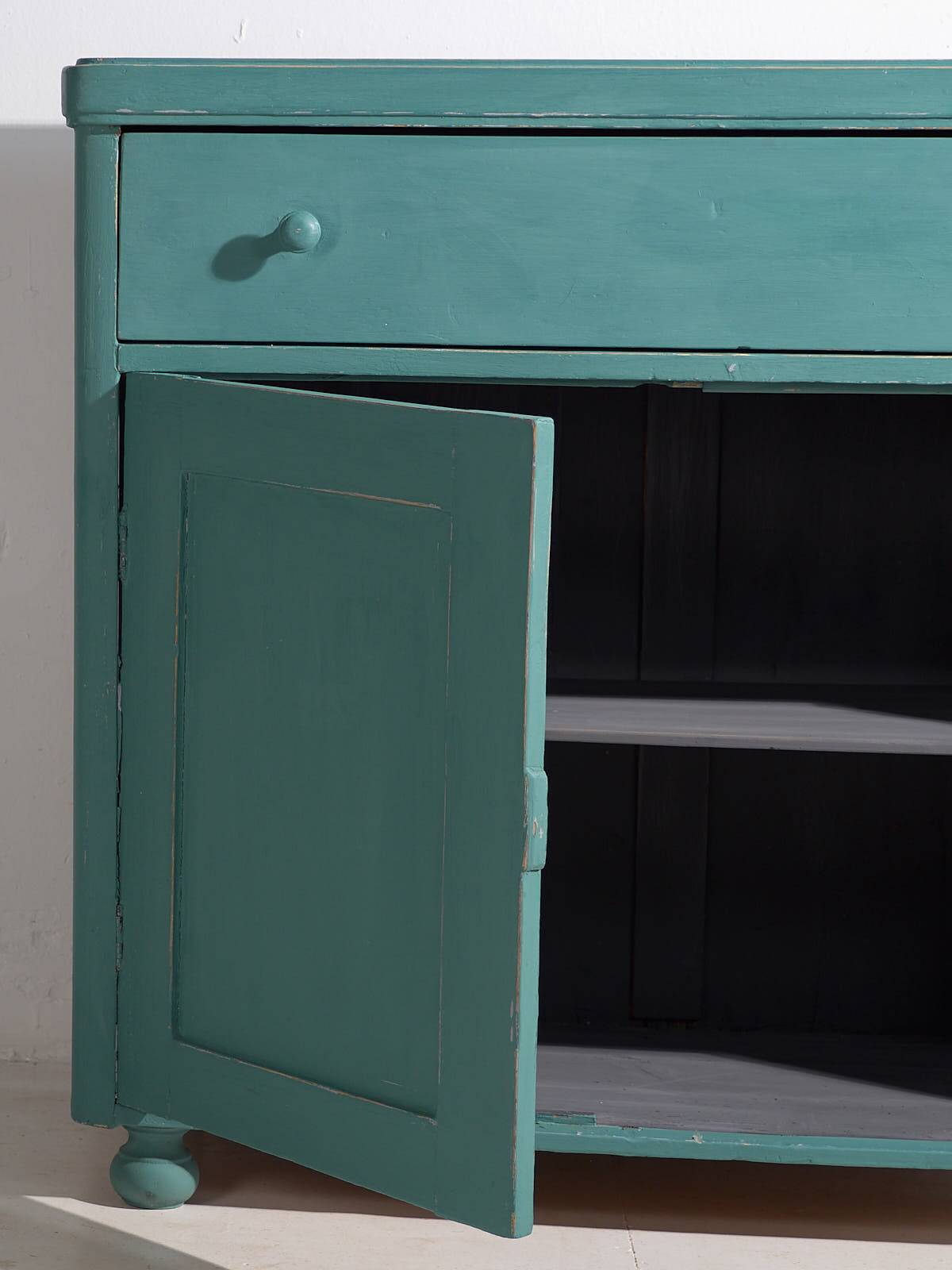 Antique Emerald Green Bedroom Chest of Drawers (c.1920) #4