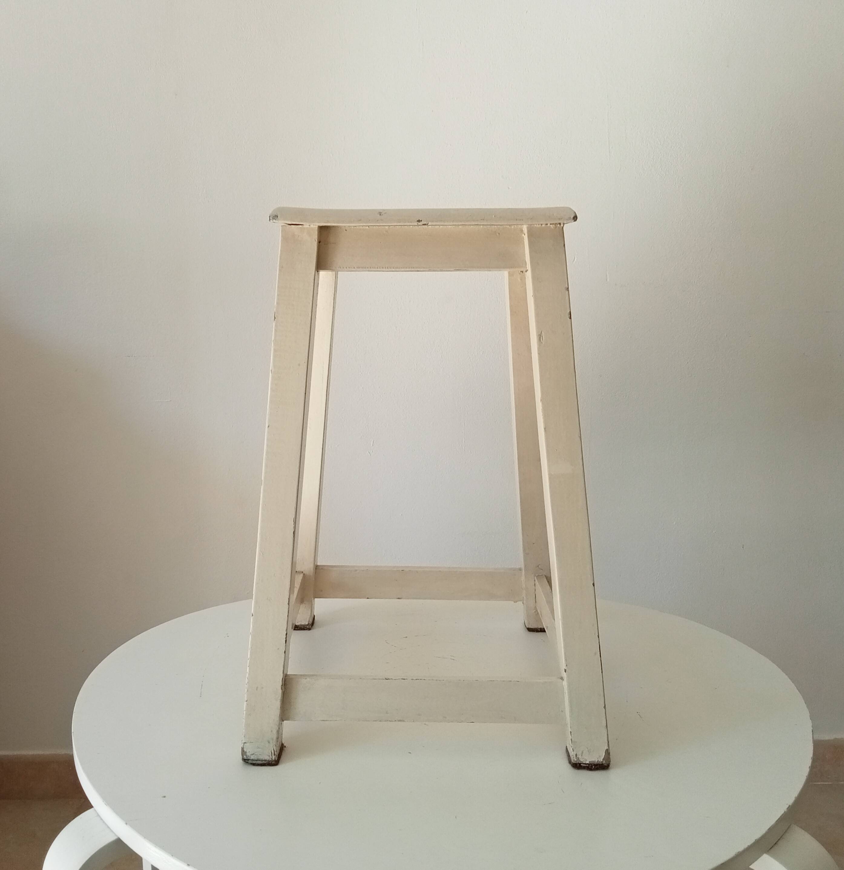 Vintage wooden stool