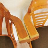 Vintage Bentwood Armchairs - Set of 3 - Mid-Century Irish Pub Style