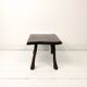 Mid Century Table d'appoint Tabouret de fleur Banc de fleur Tabouret Table basse en bois massif Brut
