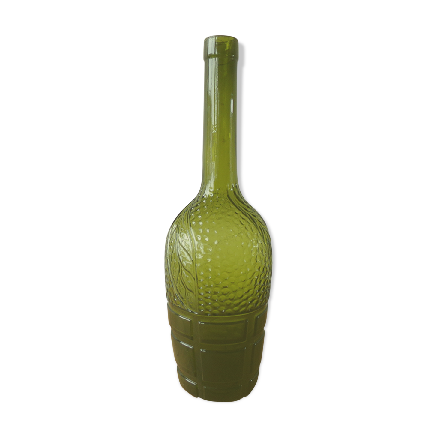 Fancy green antique bottle