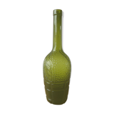 Bouteille ancienne verte fantaisie