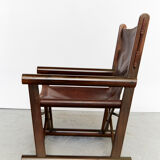 Sergio rodriguez folding chair & ottomane for oca