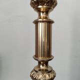 Lampe Corole néo-classique - Bronze, Pâte de verre - Années 1950/60