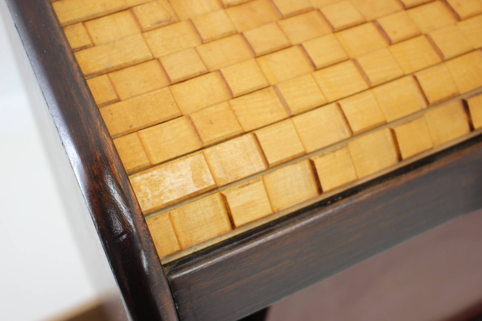 1950s Rare Wooden Bar Cabinet ,Czechoslovakia