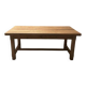 Table de ferme en chêne massif 180cm