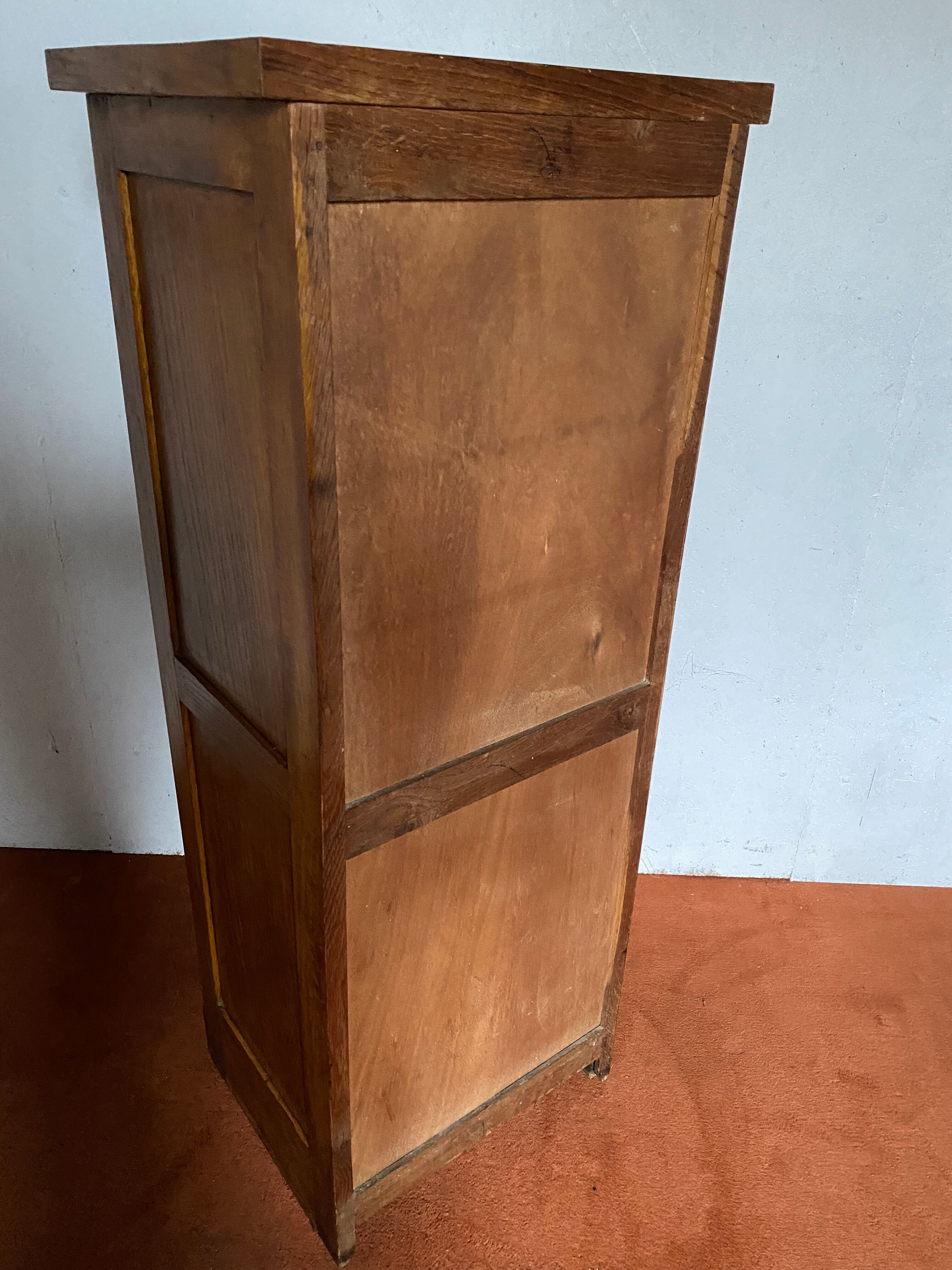 Classeur  rideau  bois  1950