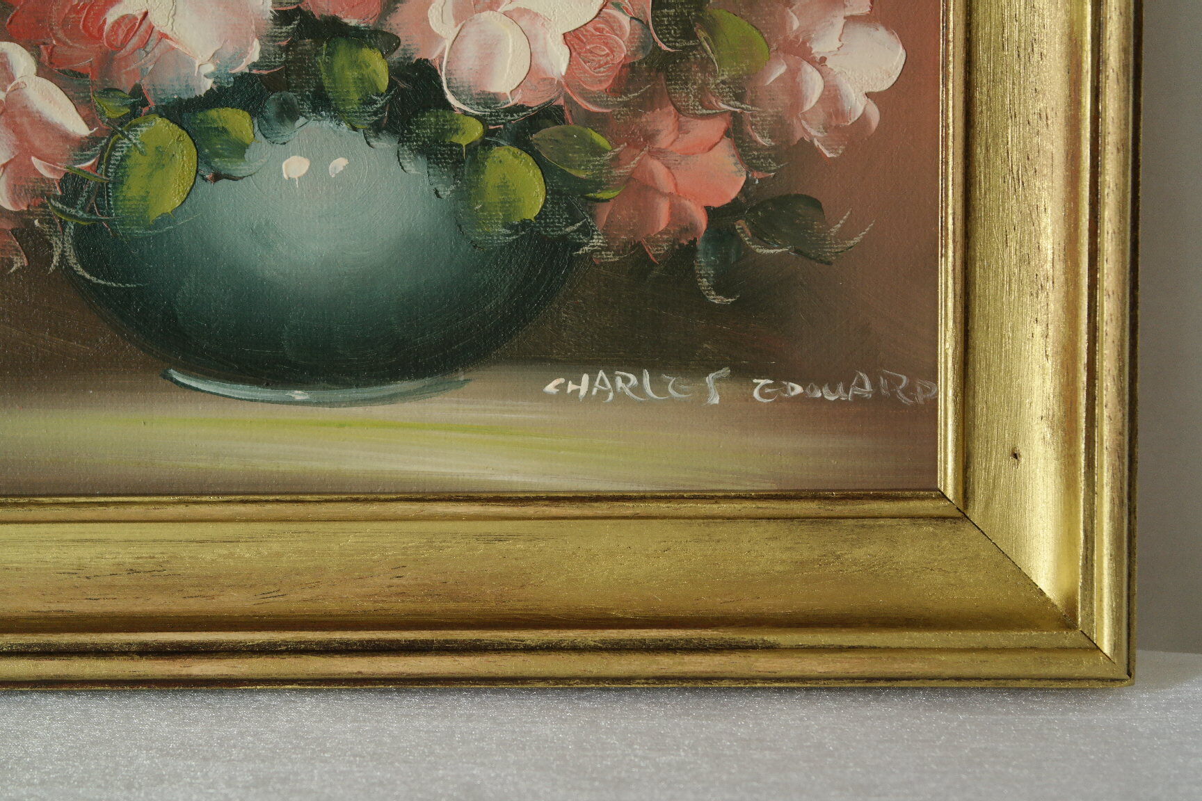 Painting bouquet of flowers charles Edouard