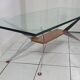 Coffee table with compass legs from the 60s