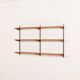Kai Kristiansen teak shelving unit, FM Møbler, 1960s