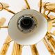Brass Chandelier by Gaetano Sciolari