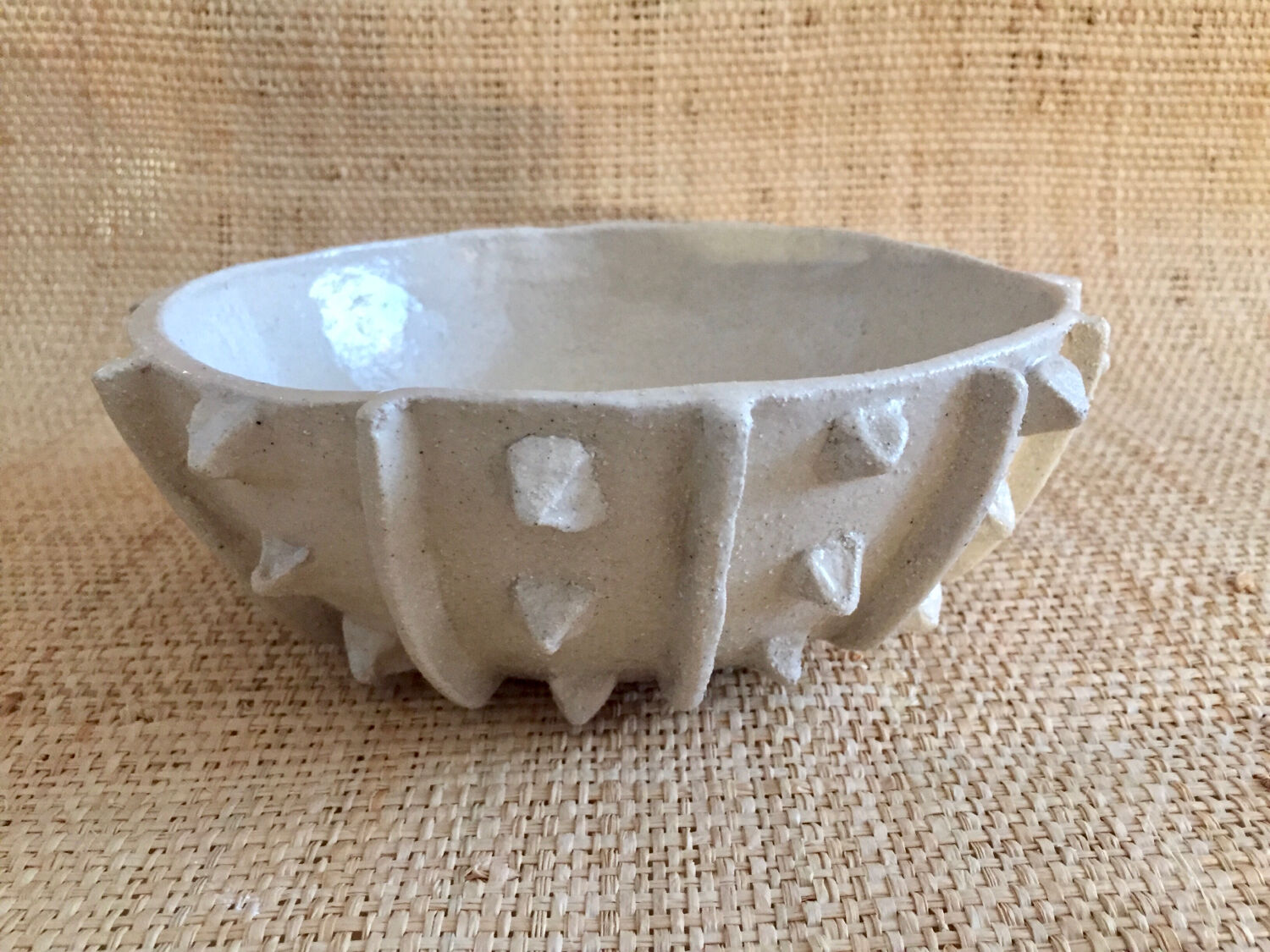Handmade stoneware cutting