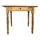 Desk or side table with turned legs