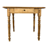 Desk or side table with turned legs