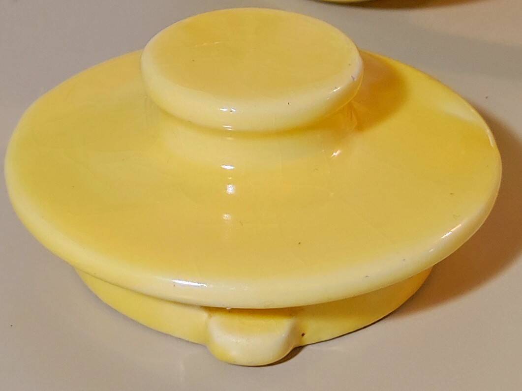 Yellow Melitta coffee maker