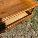 Solid oak coffee table from the 1970s.