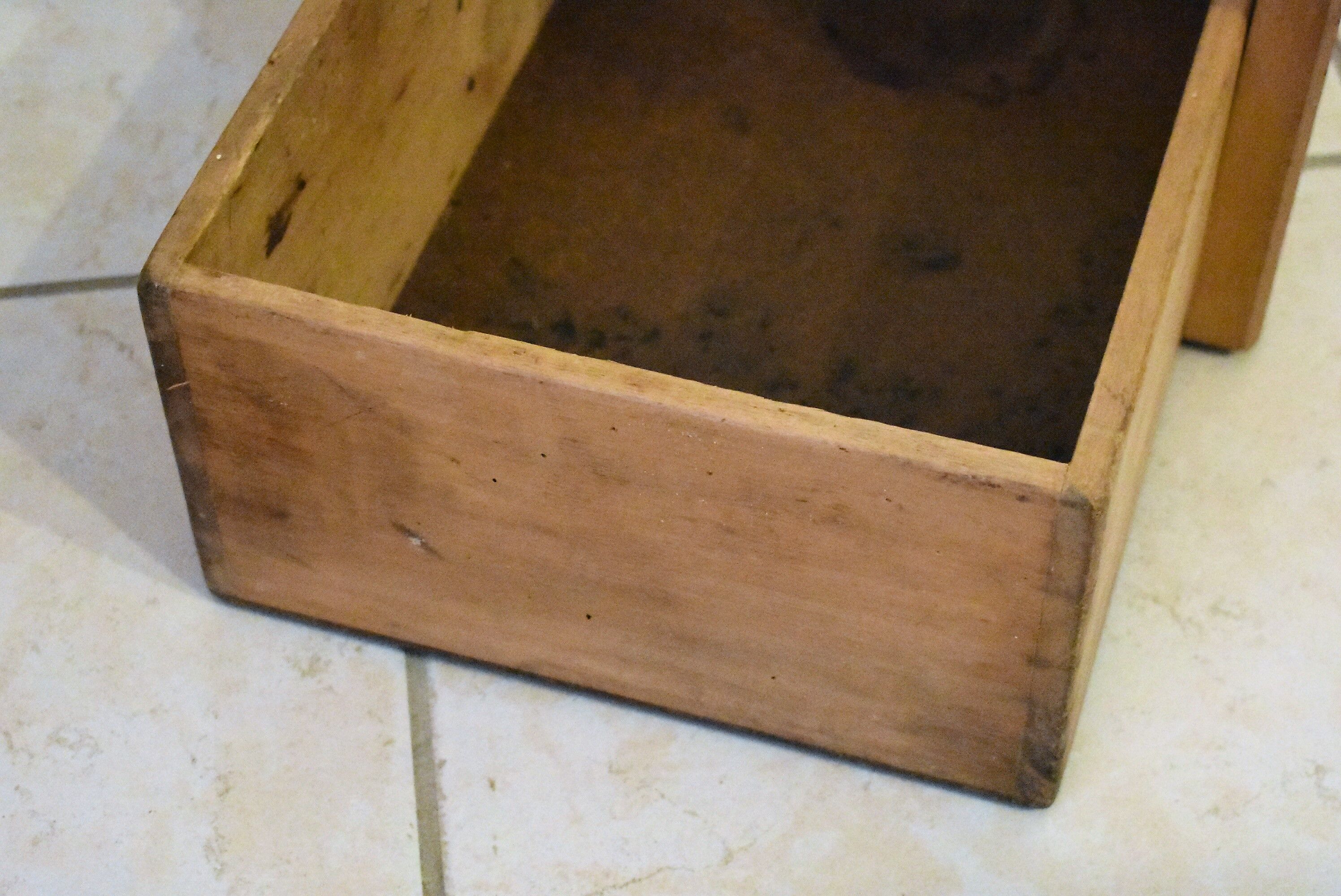 Wooden tool box