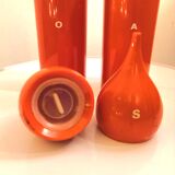 Luigi Massoni design condiment service for Guzzini