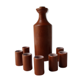 Service à liqueur en grès