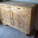 Art Deco buffet in solid wood