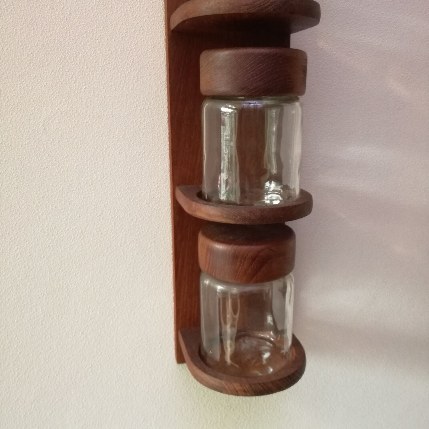 Wall spice rack by digsmed, Denmark, 1960s