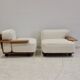 Pianura modular sofa in white fabric by Mario Bellini for Cassina